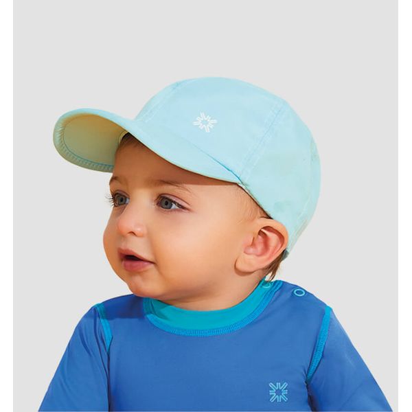 Boné Baby Colors com Proteção Solar UV.LINE Azul Céu