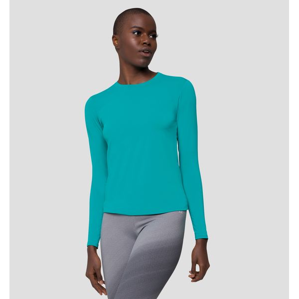 Camisa UV Feminina Com Proteção Solar Uvpro Verde Menta