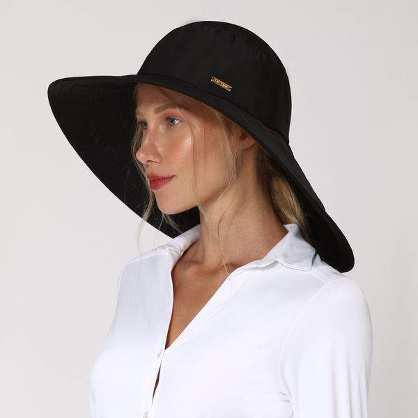 Chapéu UV com Proteção Solar Beverly Hills Preto