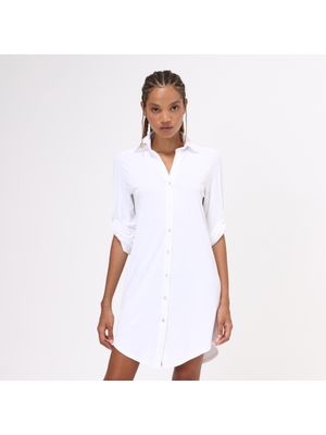 Saída de Praia UV com Proteção Solar Copenhagen Branco