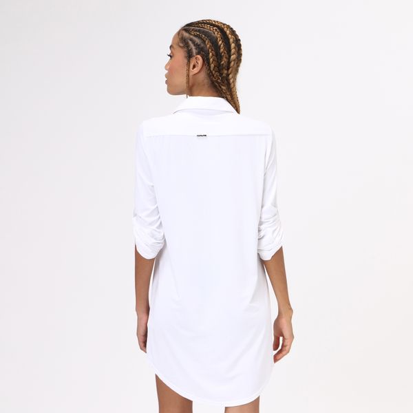 Saída de Praia UV com Proteção Solar Copenhagen Branco