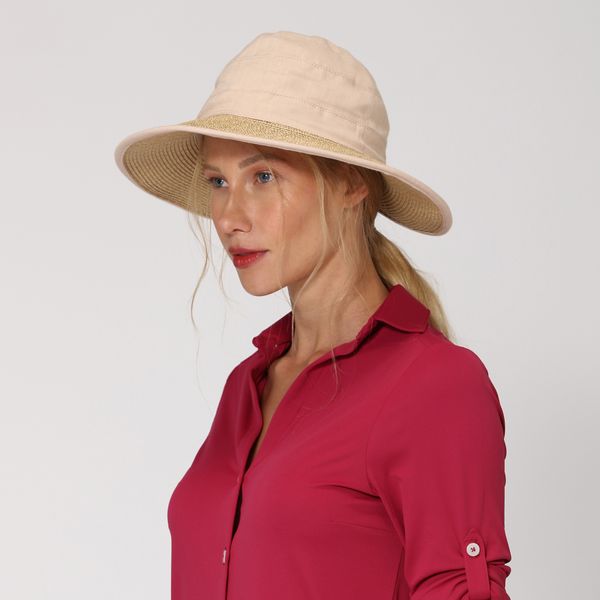 Chapéu com Proteção Solar UV Thai UV.LINE - Trigo