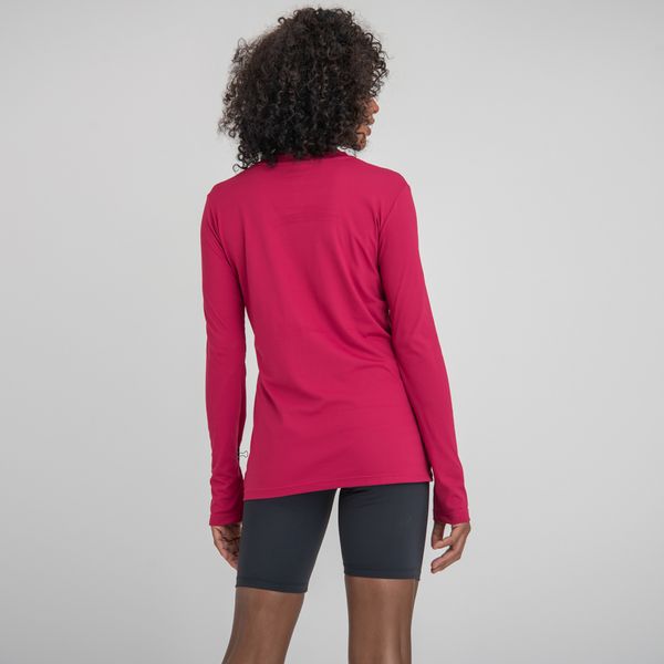 Camisa UV Feminina Com Proteção Solar Sport Fit Vinho