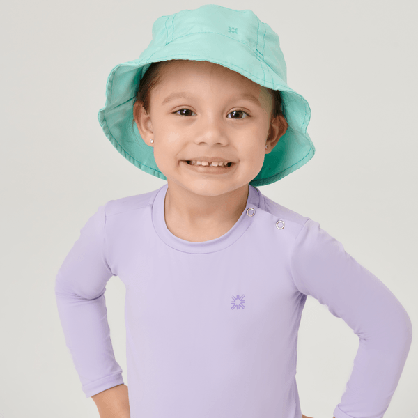 Chapéu UV Bebê Com Proteção Solar Napoli Basic Kids Verde Claro