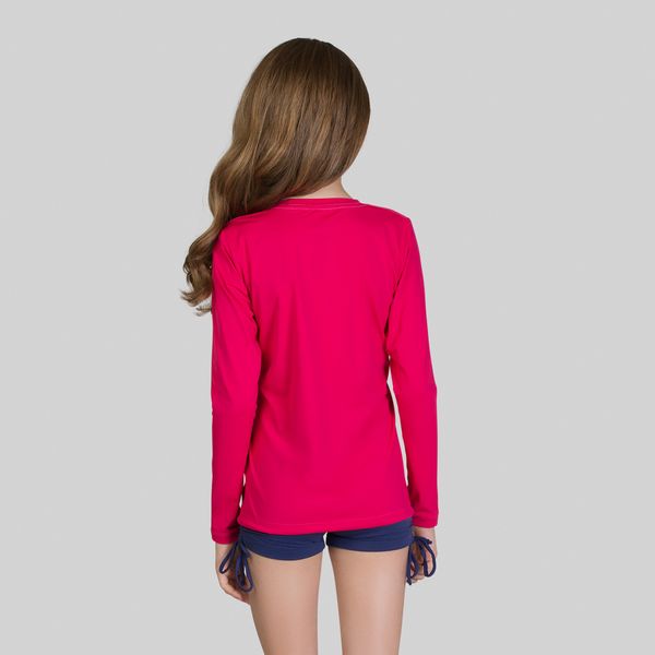 Camisa UV Slim Pro Infantil Com Proteção Solar Pink