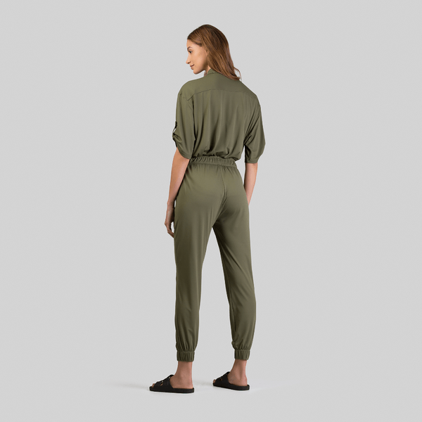 Calça UV Basic Com Proteção Solar Verde Militar