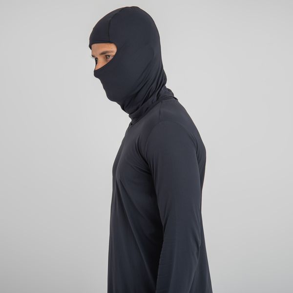 Balaclava UV com Proteção Solar Preto