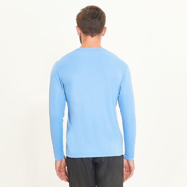 Camisa UV Masculina Com Proteção Solar Uvpro Azul Oceano