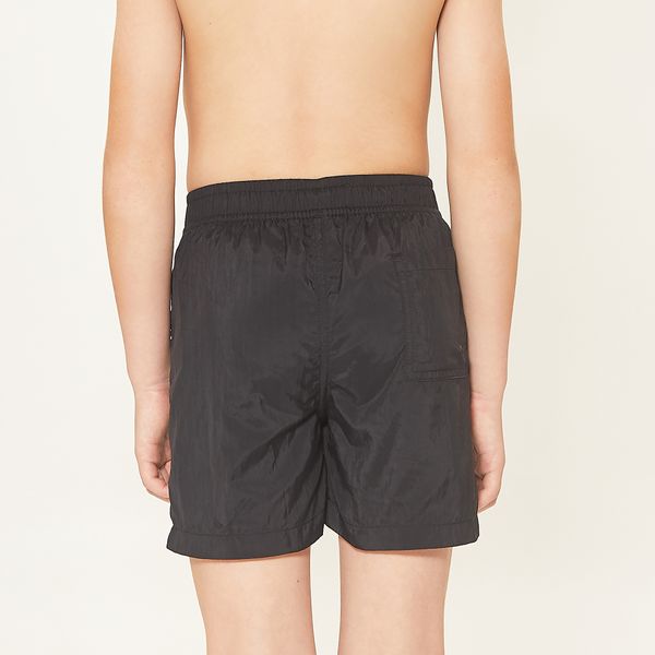 Shorts UV Infantil Com Proteção Solar Lucca  Preto