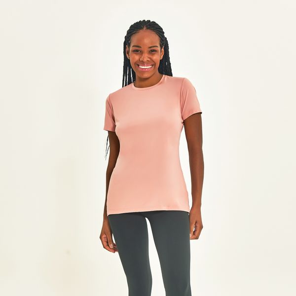 Camisa UV Feminina Com Proteção Solar Uvpro Rose