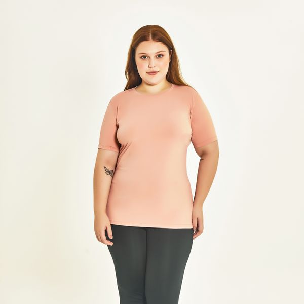 Camisa UV Feminina Com Proteção Solar Uvpro Rose