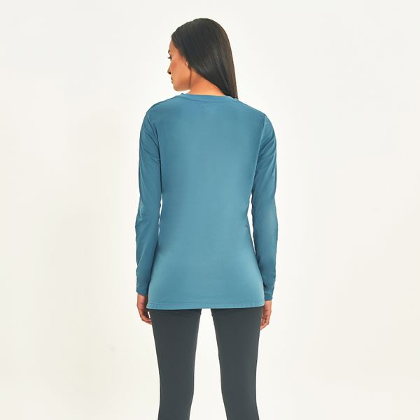 Camisa UV Feminina Com Proteção Solar Sport Fit Aço