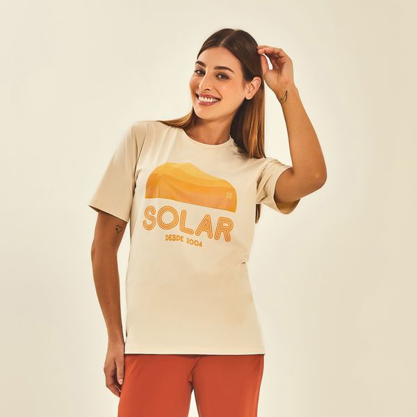 Camiseta UV Com Proteção Solar 20 Anos Uvline Off White