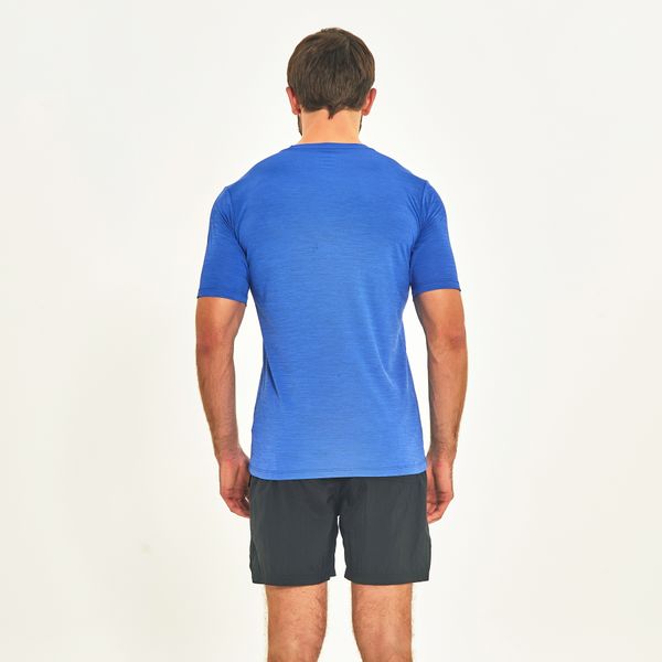 Camisa UV Masculina Com Proteção Solar Fit Mescla Azul Bic