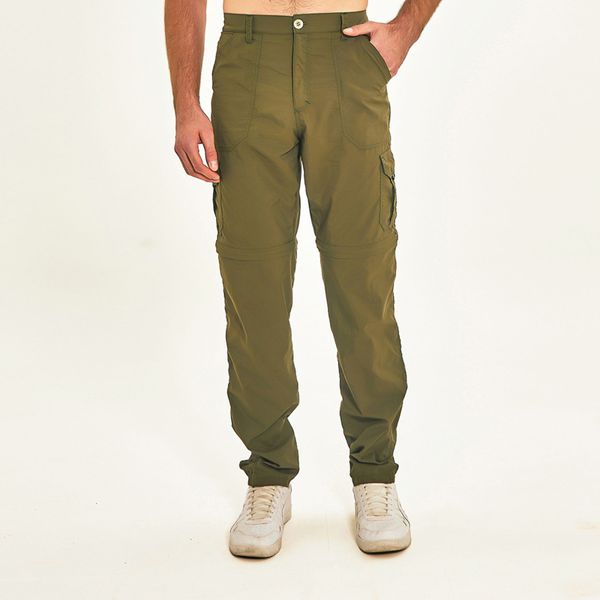 Calça UV com Proteção Solar Masculina Chelsea Verde Militar