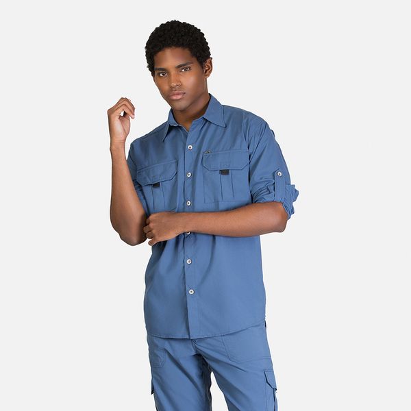 Camisa UV Com Proteção Solar Tenerife Denim