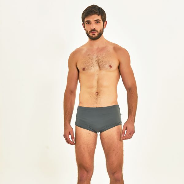 Sunga UV Masculina Com Proteção Solar Chumbo