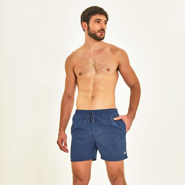 Shorts Uv Com Proteção Solar Marinho