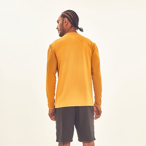 Camisa UV Masculina Com Proteção Solar Uvpro Ocre