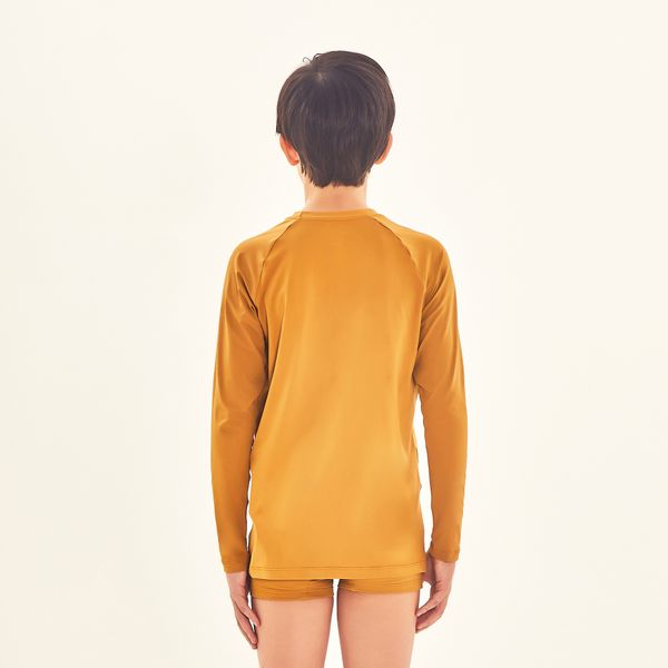 Camisa UV Infantil Com Proteção Solar Uvpro Ocre