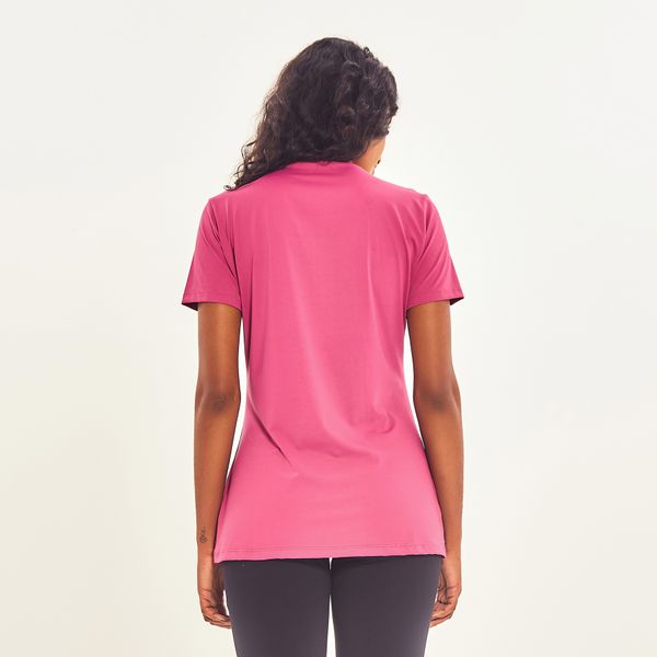 Camisa UV Feminina Com Proteção Solar Uvpro-FUCSIA