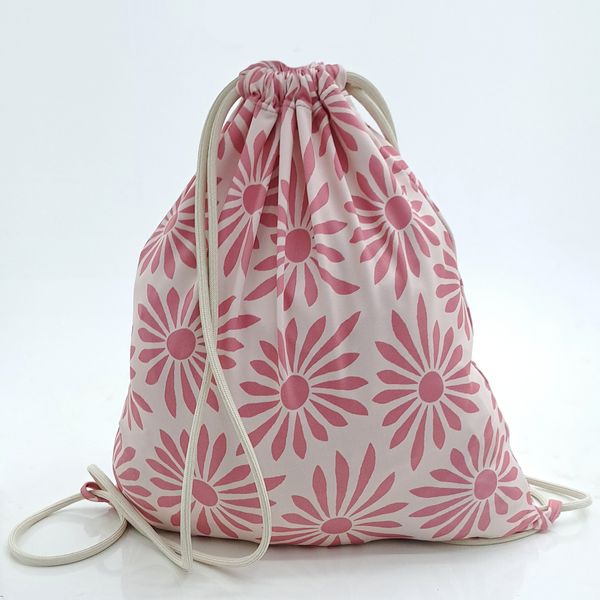 BRINDE Mochila Saco Daisy Solar Off White