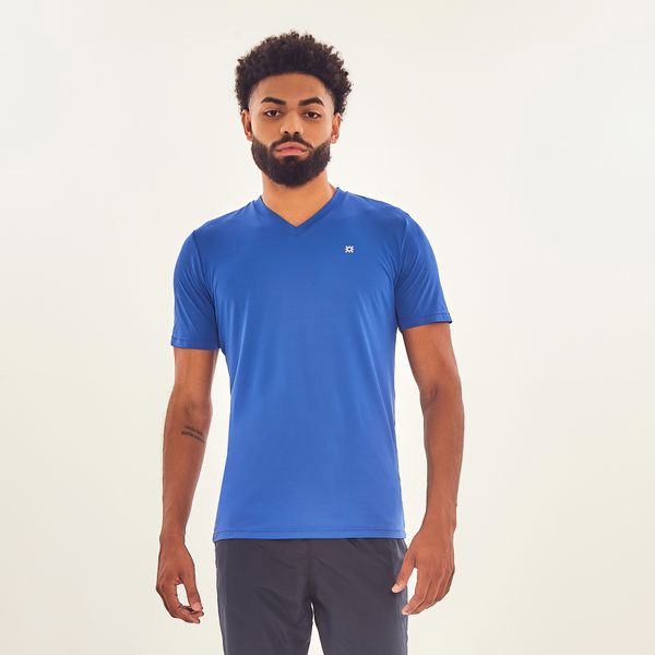 Camisa UV Masculina Com Proteção Solar Sport Fit-COBALTO