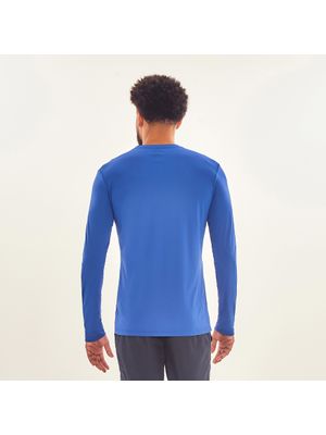 Camisa UV Masculina Com Proteção Solar Sport Fit Cobalto