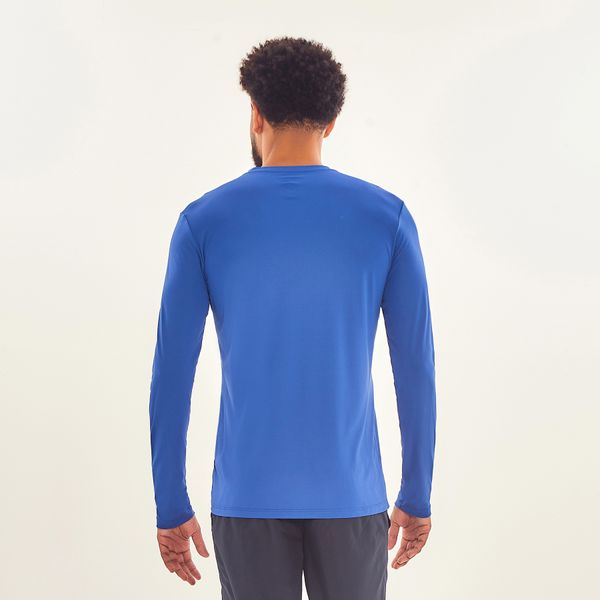 Camisa UV Masculina Com Proteção Solar Sport Fit Cobalto