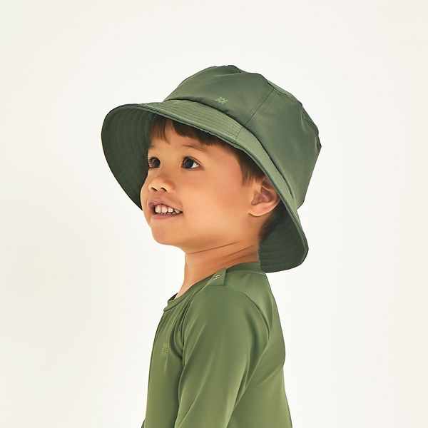 Chapéu UV Bebê Com  Proteção Solar  Basic  Verde Militar