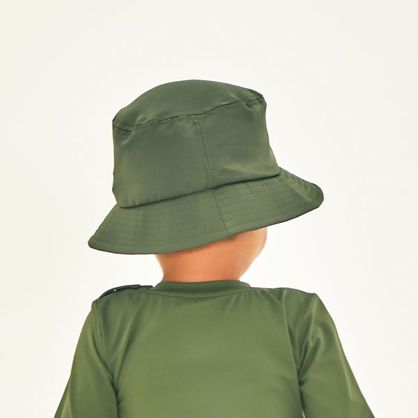 Chapéu UV Bebê Com  Proteção Solar  Basic  Verde Militar