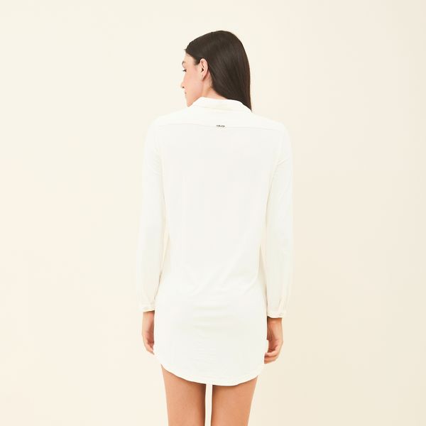 Saída de Praia UV Com Proteção Solar Copenhagen Off White