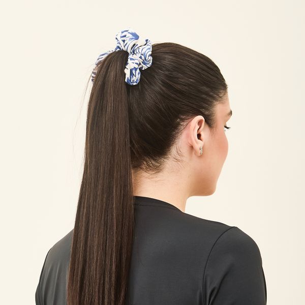 Scrunchie Uvline Conchas Azul