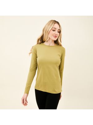 Camisa UV Feminina Com Proteção Solar Uvpro-OLIVA