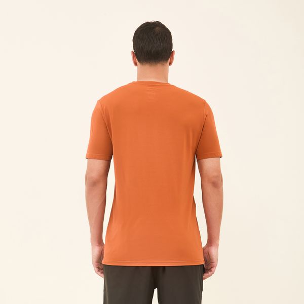 Camisa UV Masculina Com Proteção Solar Sport Fit Caramelo