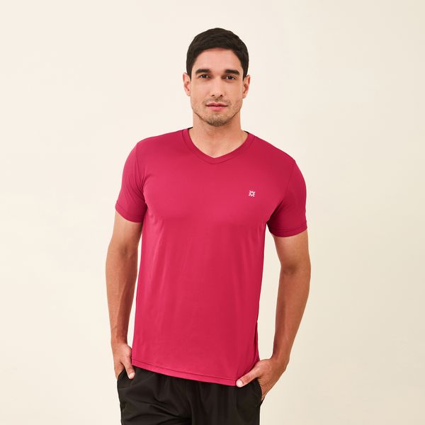 Camisa UV Masculina Com Proteção Solar Sport Fit Vinho