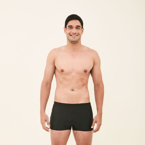 Sunga UV Masculina Com Proteção Solar Boxer Preto