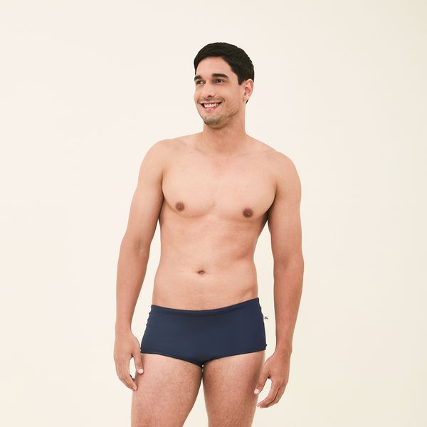 Sunga UV Masculina Com Proteção Solar Marinho