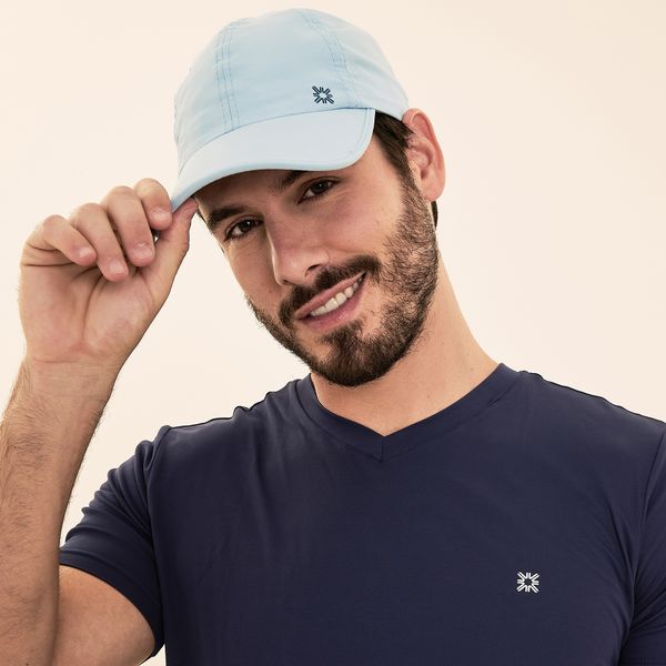 Boné UV com Proteção Solar Uvpro Azul Céu