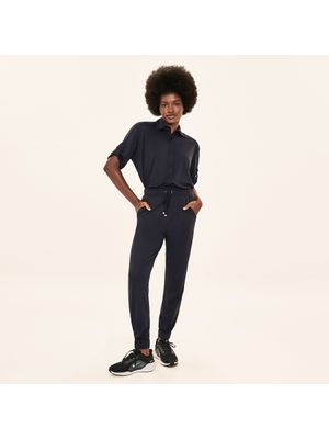 Calça UV Basic Com Proteção Solar Preto