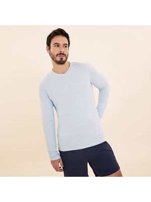 Camisa UV Masculina Com Proteção Solar Sport Fit Ml Azul Céu