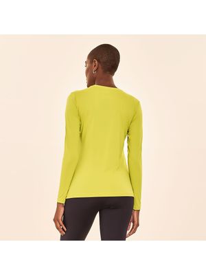 Camisa UV Feminina Com Proteção Solar Uvpro-PISTACHE