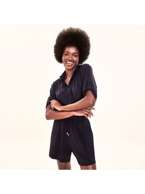 Shorts UV Basic Com Proteção Solar - PRETO