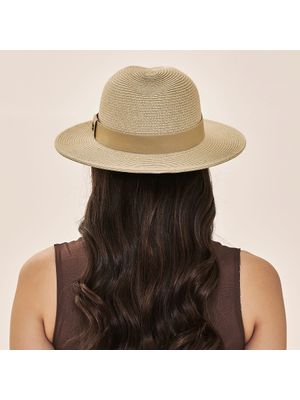 Chapéu de Palha UV Com Proteção Solar Shanghai - LINHO