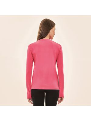 Camisa UV Com Proteção Solar UVLIGHT ML FEM - CHICLETE FLUOR