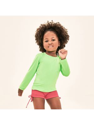 Camisa UV Bebê Com Proteção Solar - LIMAO FLUOR