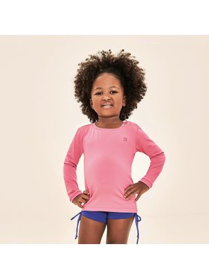 Camisa UV Bebê Com Proteção Solar - CHICLETE FLUOR