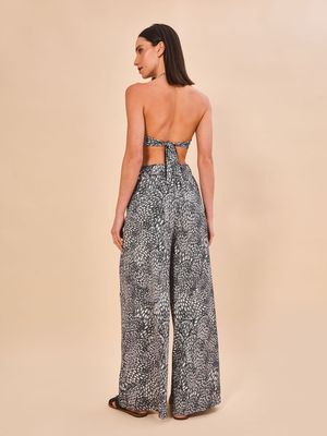 Calça Pantalona Uv Com Proteção Solar - ESTAMPA ASAS